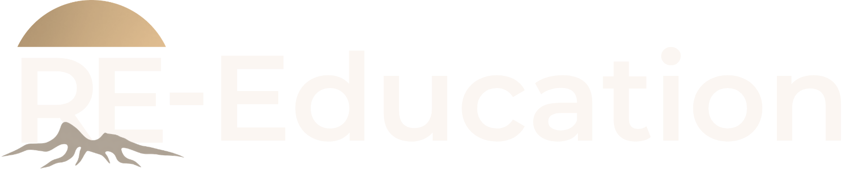 RE-Education Logo in weiß für den Footer